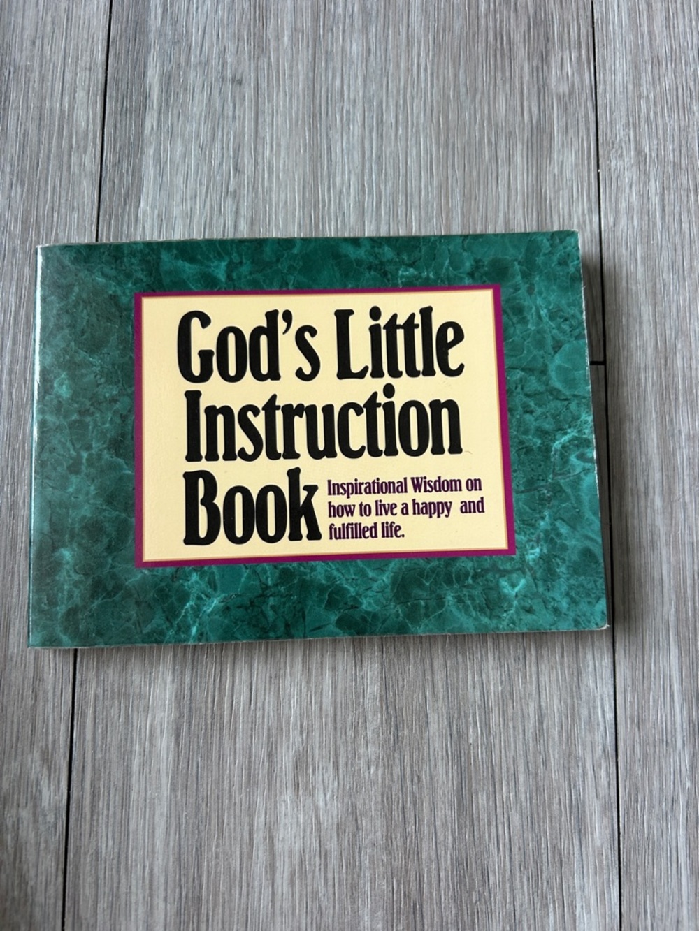 God's Little Instruction Book - Inspirational Mini book